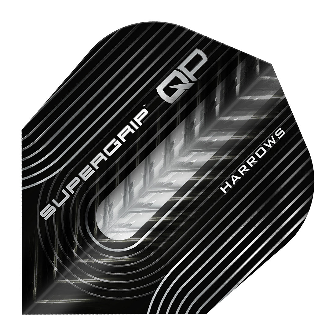 Harrows Prime Supergrip QP No6 Shape Dart Flights – precision No6 flights providing exceptional control and balance