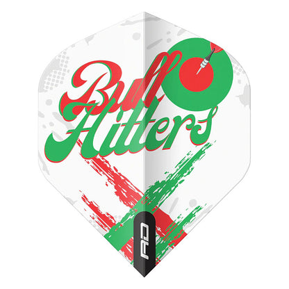 Red Dragon Bullhitters No2 dart flights designed for stable and consistent dart flight | Deadeye Darts