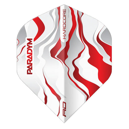 Red Dragon Paradym Red No2 dart flights designed for reliable and balanced dart flight | Deadeye Darts