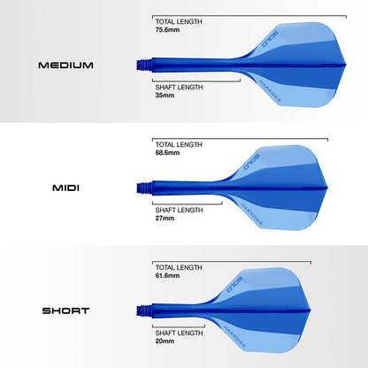 Harrows Solo No6 Integrated Flights & Shafts