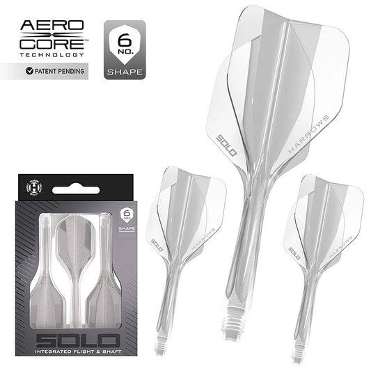 Harrows Solo No6 Integrated Flights & Shafts