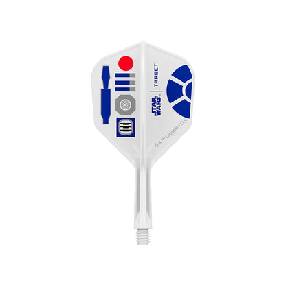 Dart with Star Wars design featuring R2-D2 on a white background