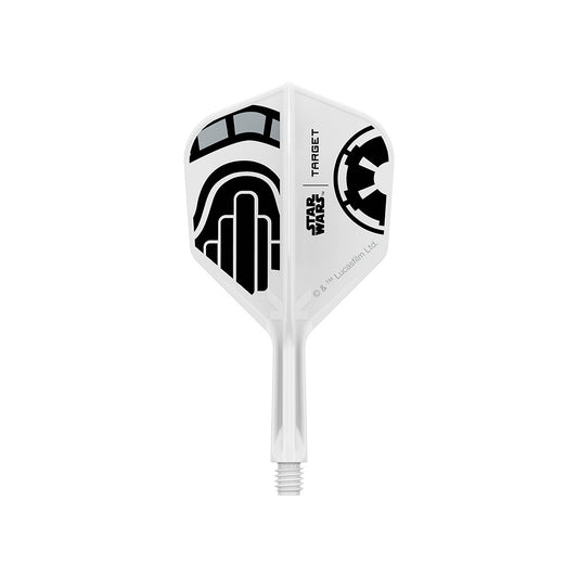 Star Wars Stormtrooper K-Flex Flights – Target dart flights featuring Stormtrooper design for stability and durability