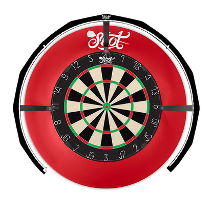 Shot Lumen Core Dartboard Lighting System – bright, shadow-free LED lighting for optimal visibility