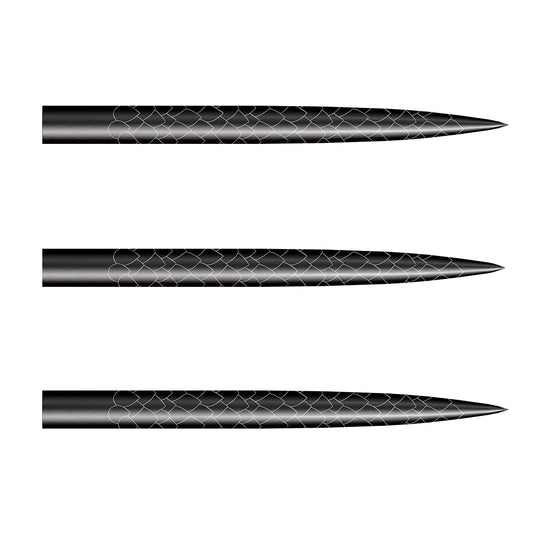 Shot Future Knights Black Steel Tip Points – precision-engineered black points with improved board hold