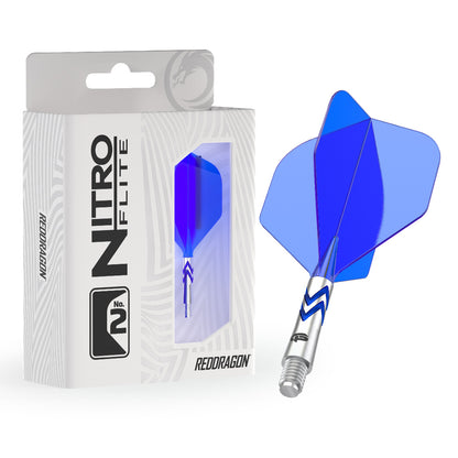 Red Dragon Nitro Flite Aluminium Gerwyn Price No2 Integrated Flights & Shafts