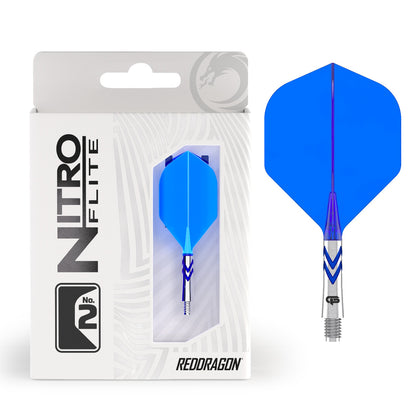 Red Dragon Nitro Flite Aluminium Gerwyn Price No2 Integrated Flights & Shafts