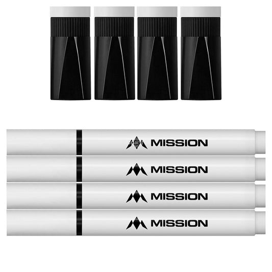 Mission Marker Pens Dry Wipe Whiteboard Pens Pack Of 4