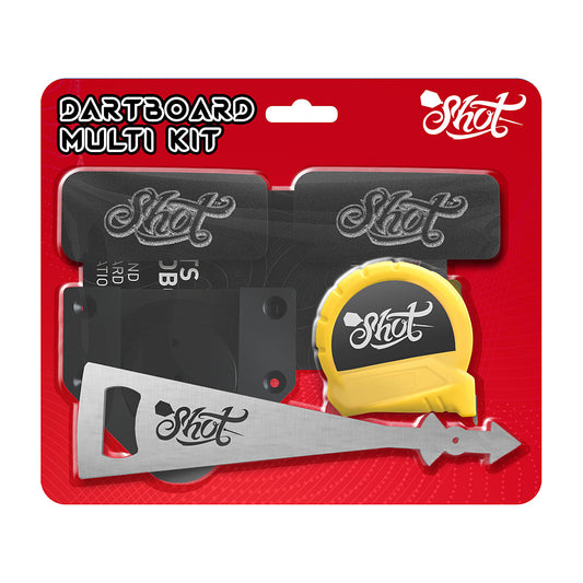 Shot Dartboard Multi Kit – complete setup and maintenance kit for home or club dartboards