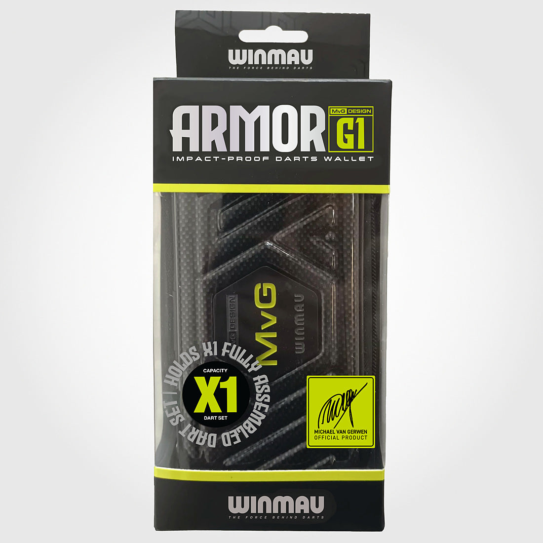 Armor MvG Design G1 Dart Wallet - Black & Green