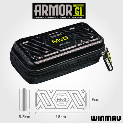 Armor MvG Design G1 Dart Wallet - Black & Green