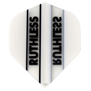 Ruthless Dart Flights - Standard - White/Clear - F0536
