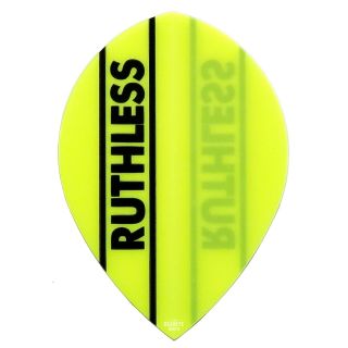 Ruthless Dart Flights - Pear - Yellow - F0587