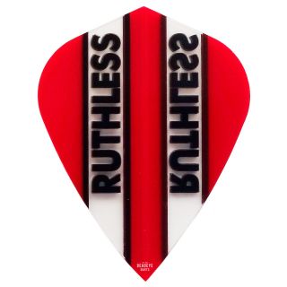 Ruthless Dart Flights - Kite - Red - F0588