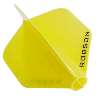 Robson Plus Dart Flights - Shape - Yellow