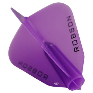 Robson Plus Dart Flights - F Shape - Purple