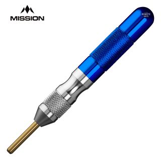 Mission AliFix Pro - Soft Tip Board Extractor Tool - for removing broken soft tip points stuck in Soft Tip Dartboards - Blue