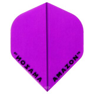 Amazon Transparent Standard Purple Dart Flights - F1143