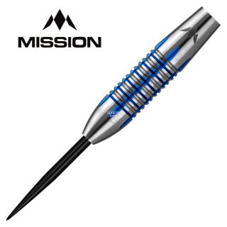 Mission Axiom Silver/Blue Titanium M4 24g Darts - D0476