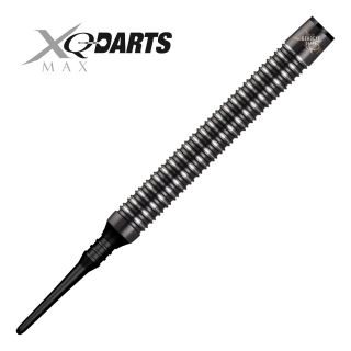 XQMax Halcyon M1 18g Soft Tip Darts - Barrel Weight 16.5g - Black Titanium -  D1162