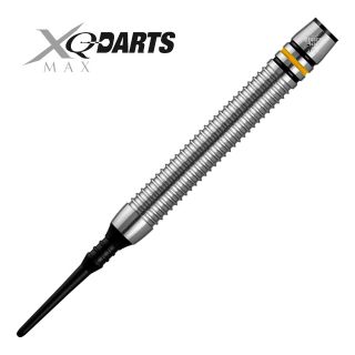 XQMax Reactor M1 20g Soft Tip Darts - Barrel Weight 18.5g - Black with Yellow - D1173