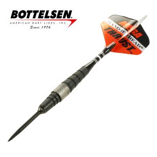 Bottelsen - Mega Thrust Hammer Head - Black - 26g - Steel Tip Darts - D1710