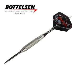 Bottelsen - Devastators - 27g - Silver - Fixed Point - Steel Tip Darts - D1723