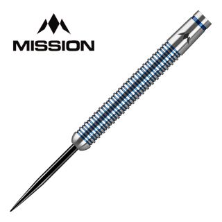 Mission Ritchie Edhouse 21g Steel Tip Darts - The Madhouse - Blue - D1837