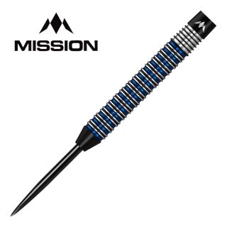 Mission Nightfall M2 22g Steel Tip Darts - Straight Ring - D1844