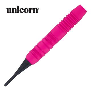 Unicorn Core Plus Rubberised Pink Brass 19 gram Soft Tip Darts