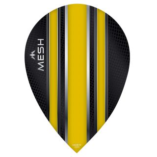 Mission Mesh Dart Flights - Pear - Yellow - F0692