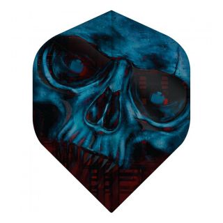 Designa Horror Show Dart Flights - No2 - Std - Zombie Skull - F5029