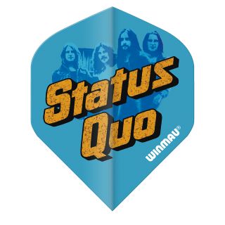 Winmau Rock Legends - Status Quo - Blue Logo Standard Flights