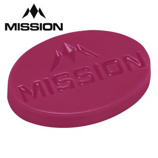 Mission Grip Wax with Logo - Scented - 7mm Thick - Large - Grapefruit - Pink