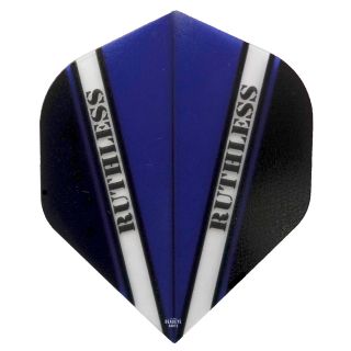 Ruthless Dart Flights- Standard - Black/Dark Blue - F1377
