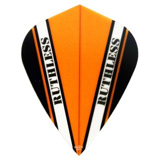 Ruthless Dart Flights - Kite - Black/Orange - F1401