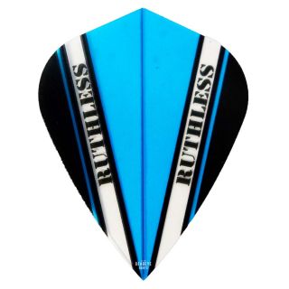 Ruthless Dart Flights - Kite - Black/Pale Blue - F1402