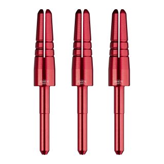 Replacement Tops for Mission Alimix Spin Dart Shafts - Red - S0345