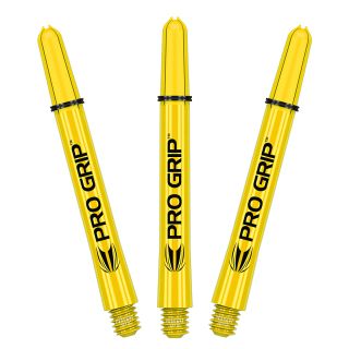 Target Pro Grip Yellow Medium Dart Shafts  - 48.50mm - S0377
