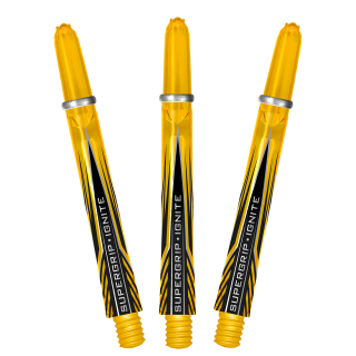 Harrows - Supergrip Ignite Shafts - Medium - 45mm - Yellow - S0595