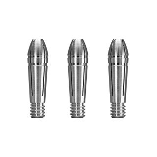 Mission Titan Fox Aluminium Spare Tops - for Titanium Shafts - Replacement Tops - Silver - S0646