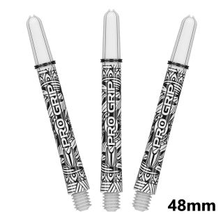 Target Pro Grip Ink White Medium Dart Shafts  - 48mm