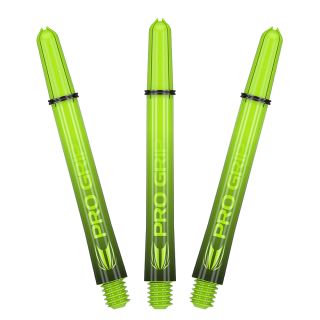 Target Sera Pro Grip Black/Lime Green Medium Dart Shafts 