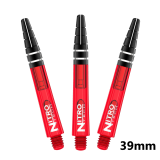 Red Dragon Nitrotech Dart Shafts - Red - In-Between - 39mm