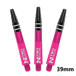 Red Dragon Nitrotech Dart Shafts - Pink - In-Between - 39mm
