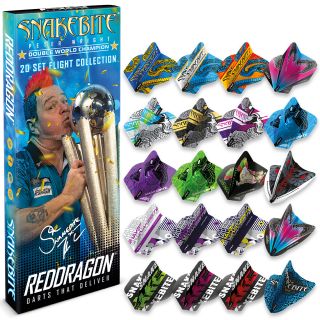 Peter Wright Snakebite Double World Champion Flight Collection - 20 Sets