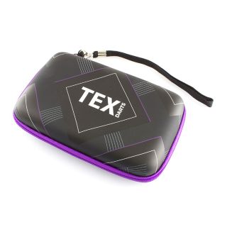 Tex Darts Pro Dart Case - Black/Purple